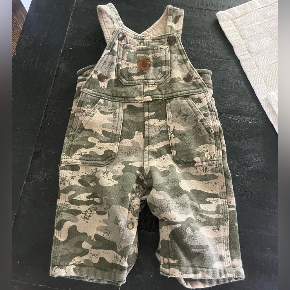 Infant Camo Carhartt Bibs
